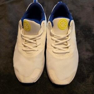 Nike White Blue Trainers Lightweight Comfort Sneakers Unisex Size 8 US